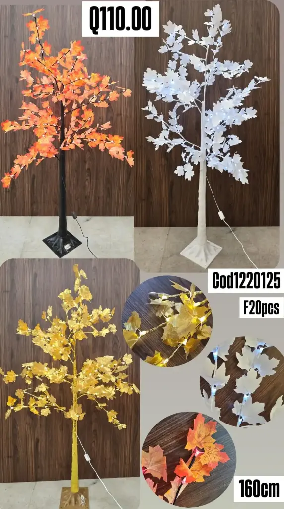 ARBOL CON LUCES 128L 1.6M