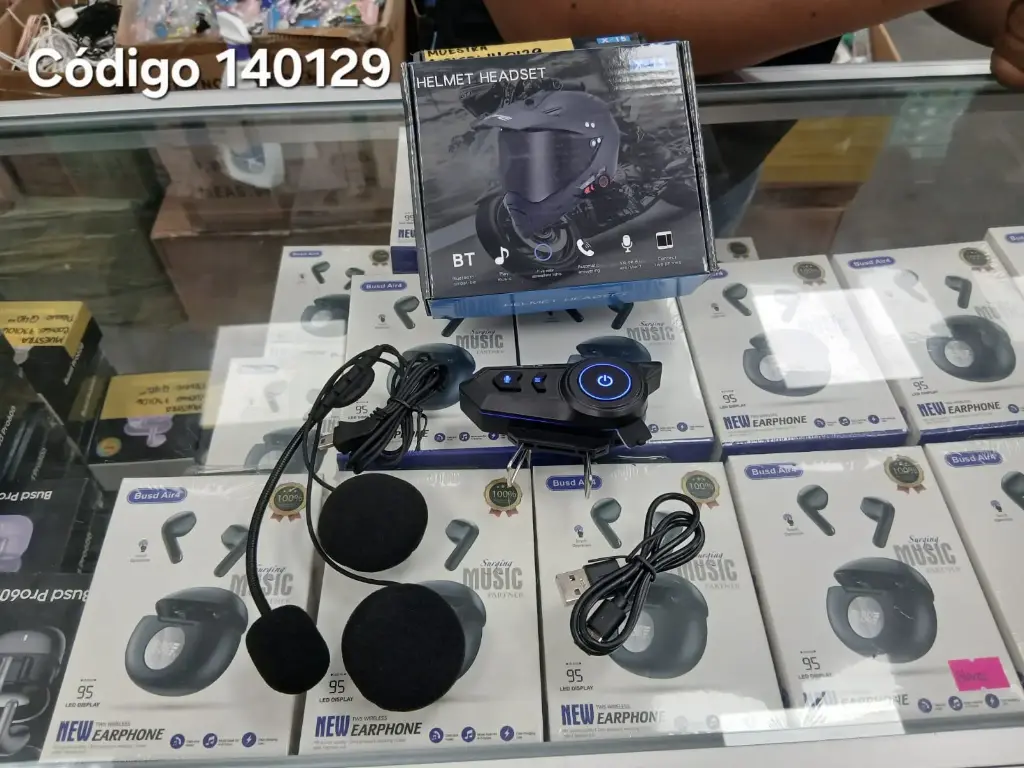 AURICULAR CON BLUETOOTH PARA CASCO 4140129