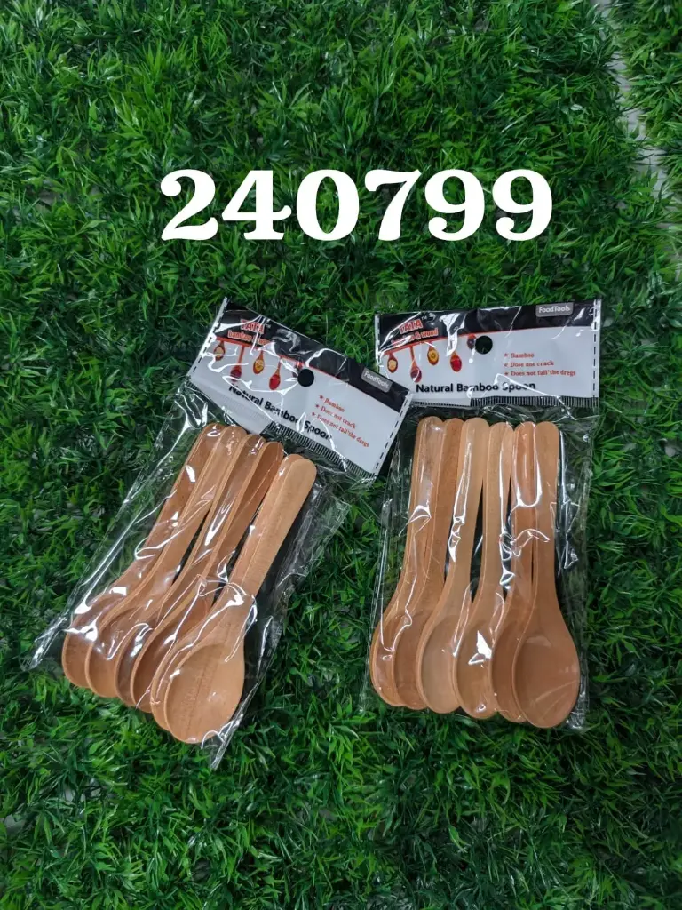 CUCHARA DE MADERA 13CM|1000006240799