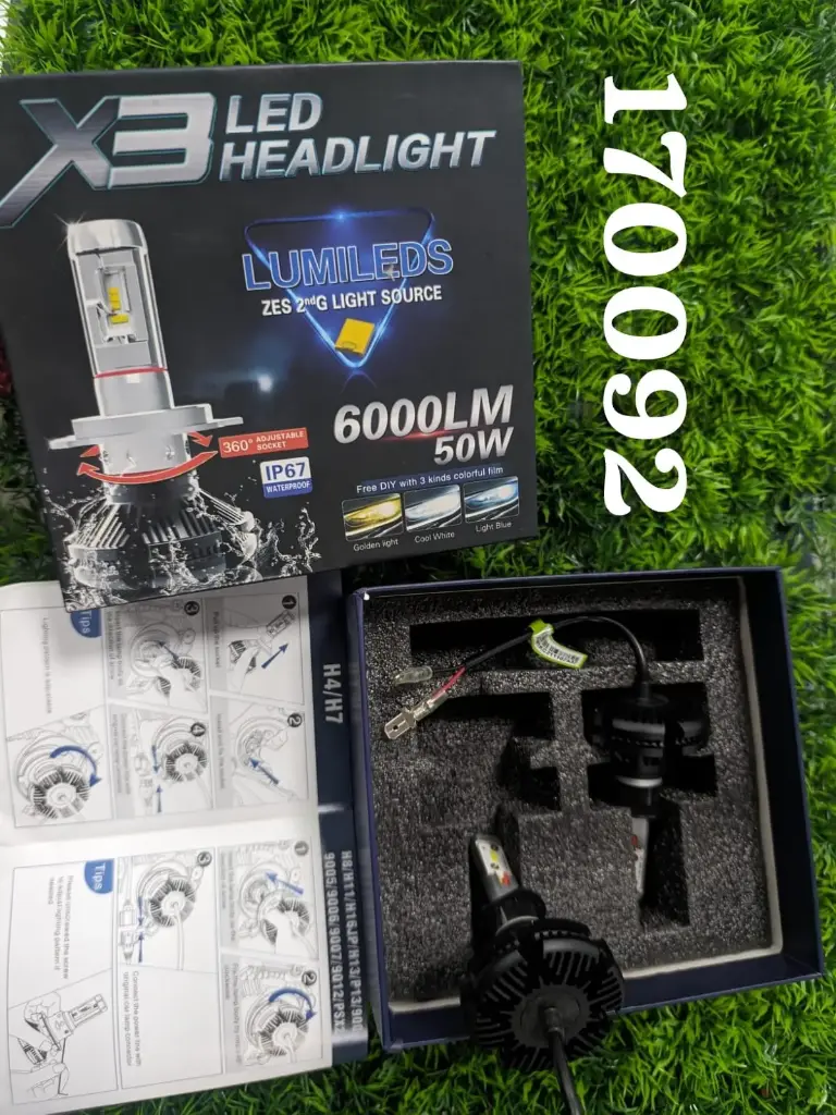 LUZ LED PARA AUTO X3 H1|1040037170092